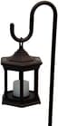 Solar Flickering Candle Lantern - Shepherds Hook