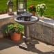 Chatsworth 2 Tier Solar On Demand Fountain with Oiled Bronze Finish