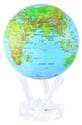 6" Blue Green MOVA Globe with automatic rotation feature