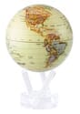 4.5" Antique High Gloss MOVA Globe with automatic rotation feature