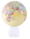 8.5" Antique Mova Globe with Mediuim Crystal Base