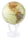 4.5" Antique High Gloss MOVA Globe with automatic rotation feature