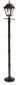 Gama Sonic Baytown II Bulb Solar Lamp Post with EZ-Anchor Base in Black