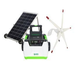 Natures Generator Portable 1800 Watt Solar and Wind Generator Kit