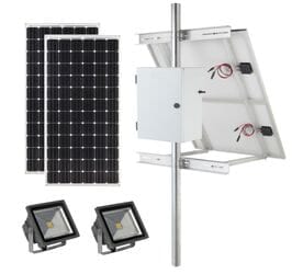 Commercial Solar Sign Lights & Landscape Lighting