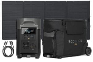 Ecoflow Delta Pro with 400W Solar Panel with Free Pro Bag and MC4 Extension Cable - Special Bundle