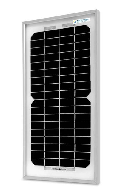 ACO Power 5 Watt Monocrystalline Solar Panel