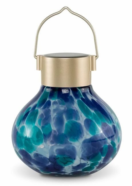 Solar Tea Lantern - Tidal Blue