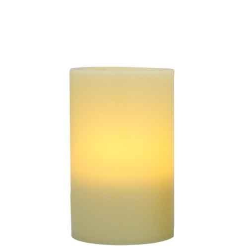 Flameless Battery Operated Pillar Candle 4 x 5 with Timer