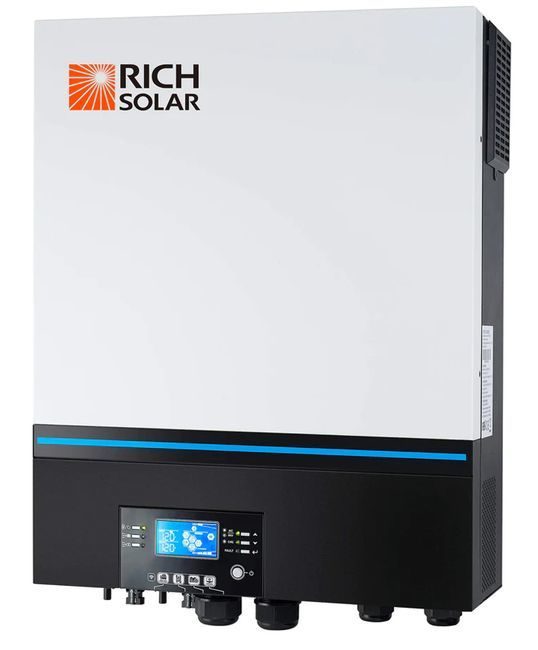 Rich Solar 6500 Watt (6.5kW) 48 Volt Off-grid Hybrid Solar Inverter/Charge Controller