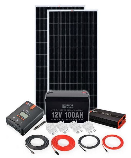 Rich Solar 400 Watt Complete Solar Kit