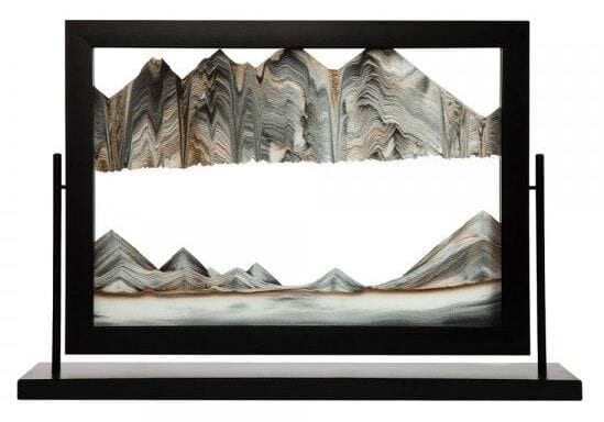 Black Beauty Sand Art by Klaus Bosch - 32 x 22 Inches