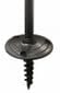 Gama Sonic Baytown II Bulb Solar Lamp Post with EZ-Anchor Base in Black