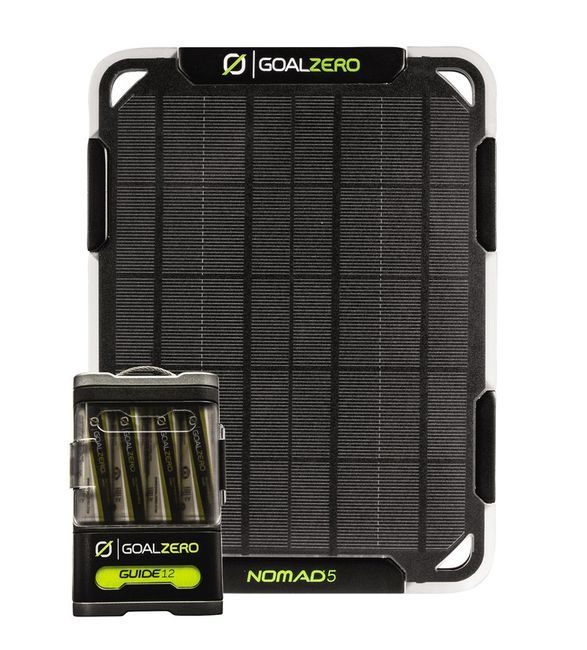 Goal Zero Guide 12 & Nomad 5 Solar Panel Kit