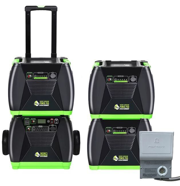 4.8 kWh Home Energy Storage Kit - Featuring the Natures Generator Elite