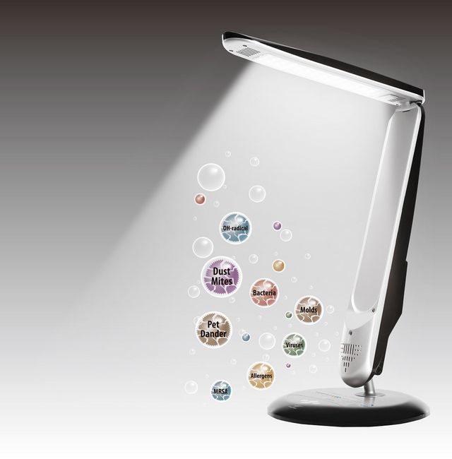 Vortex LED Desk Lamp with Built-In Filterless Samsung SPi Air Purifier