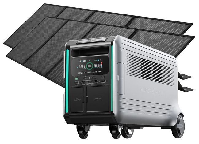 Zendure SuperBase 4600V Solar Generator - 2x 200W Solar Panel Kit