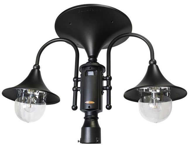 Gama Sonic Everest II Commercial Dual Solar Lamp with 3 Inch Fitter