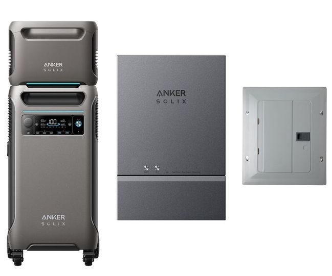 Anker SOLIX F3800 with Expansion Battery Automatic Home Power Panel Kit