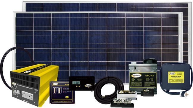 Go Power Solar Elite 320 Watt / 18.3 Amp Solar Charging System