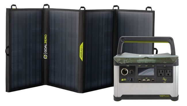Goal Zero Yeti 300 Compact Solar Generator Kit - Nomad 50 Solar Panel