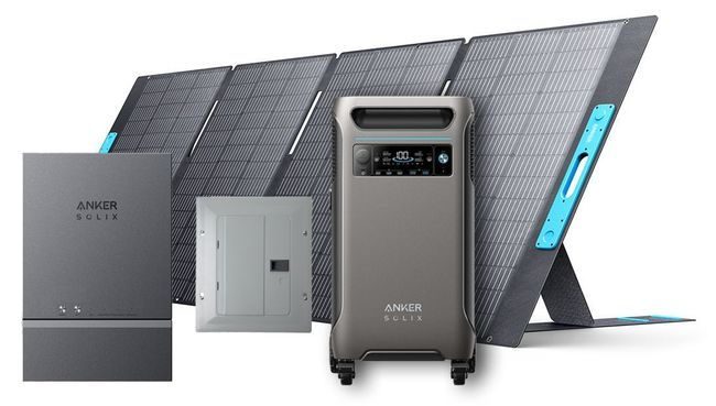Anker SOLIX F3800 Automatic Home Power Panel Kit - With 400W Foldable Solar Panel