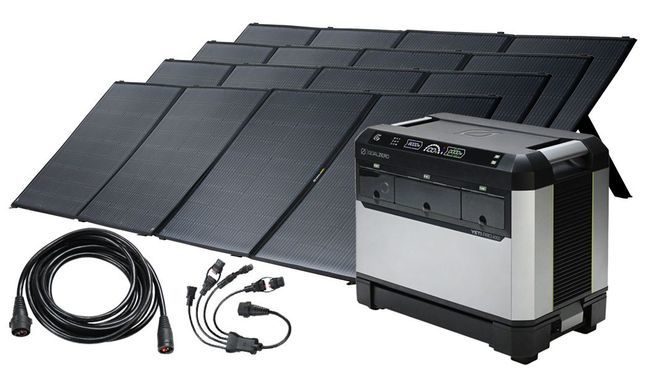 Goal Zero Yeti Pro 4000 with 4x Nomad 400 Solar Generator Kit