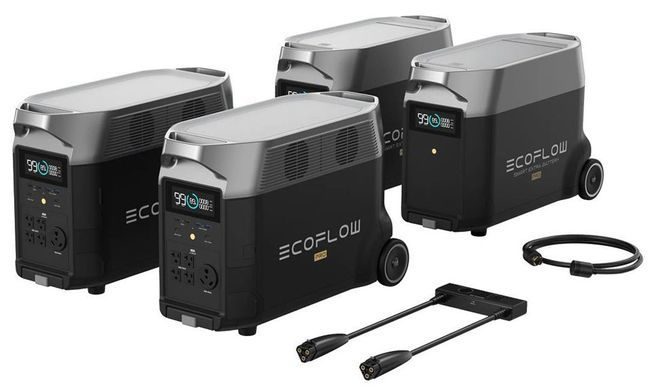 EcoFlow 2x Delta Pro and Expansion Battery Double Voltage Hub Kit - 14.4 kWh
