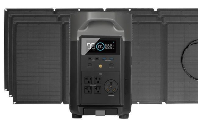 EcoFlow Delta Pro Portable Solar Generator Kit - With 480 Watts of Solar