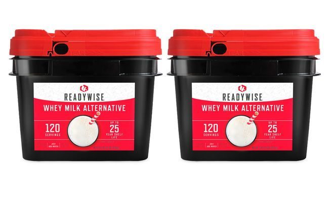 Ready Wise 240 Servings - Emergency Whey Milk Alternative Bundle