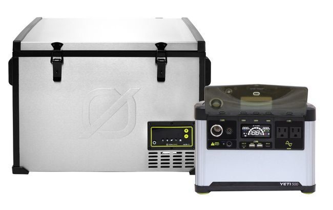 Goal Zero Yeti 500 Compact Portable Power Station with Alta 50 Portable Fridge and Freezer