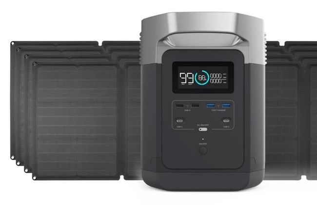 EcoFlow Delta Solar Generator Kit with 440 Watts of Solar