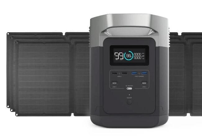 EcoFlow Delta Solar Generator Kit with 330 Watts of Solar