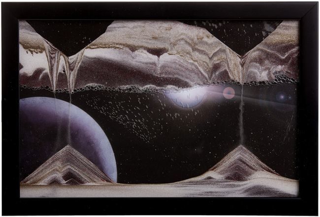 Sand Art Picture - Outer Space - By Klaus Bosch