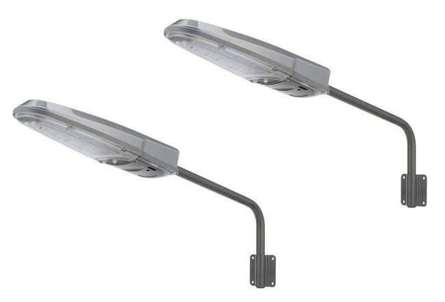 Gama Sonic Yard Light with 2 Mounting Options - Mounting Arm / Wall Mount - 2 Pack