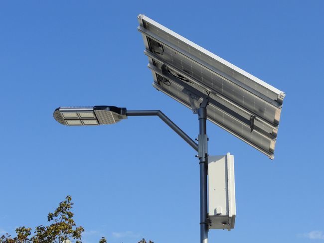 30 Watt Commercial Solar Street Light Kit - 3800 Lumens
