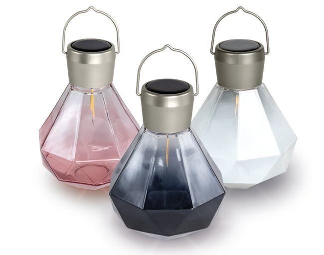 Gem Light Glass Solar Lantern