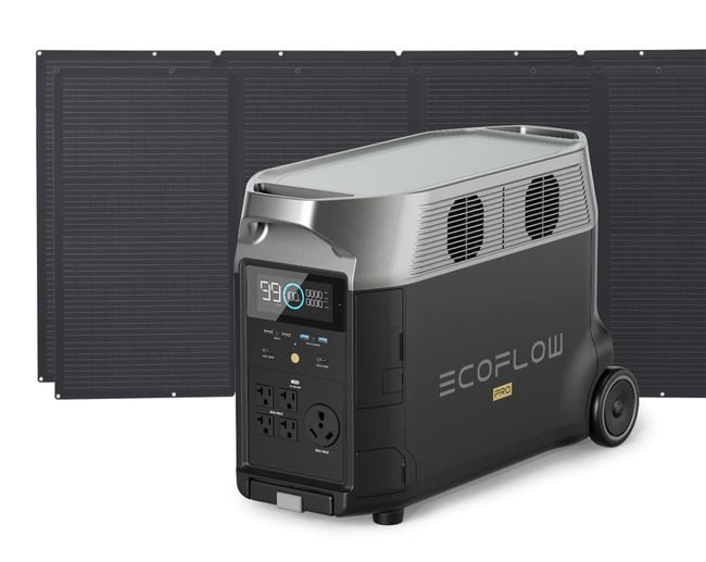 EcoFlow Delta Pro Portable Solar Generator Kit - With 800 Watts of Solar