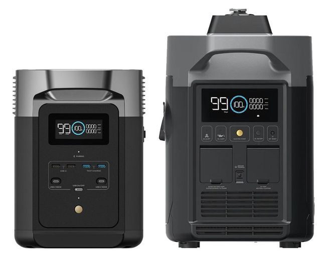 EcoFlow Delta 2 Power Station & Dual Fuel Smart Generator Kit