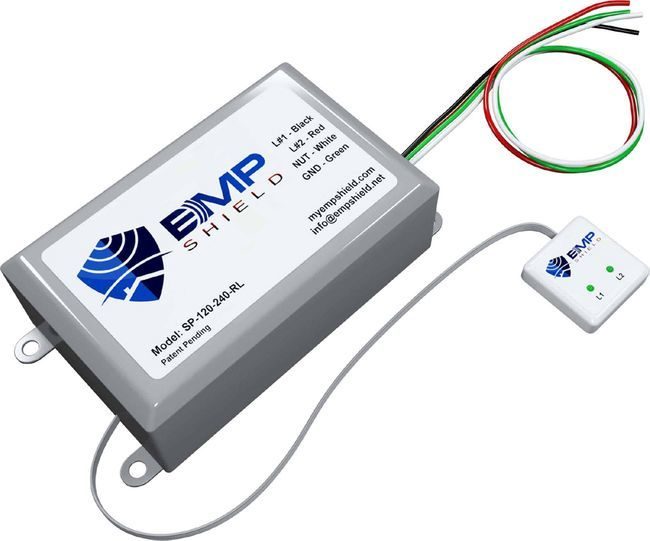 EMP Shield - Home EMP, Solar Flare, Lightning Protection and Smart Meter Defense - Flush Breaker