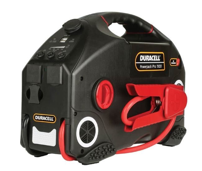 Duracell Powerpack Pro 1100 AC Inverter, Jump Starter and Air Compressor