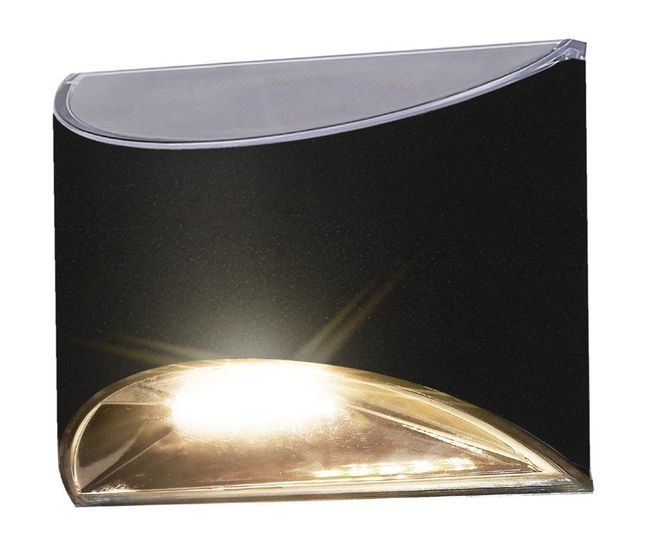 Classy Caps High Performance Solar Deck and Wall Light - Black