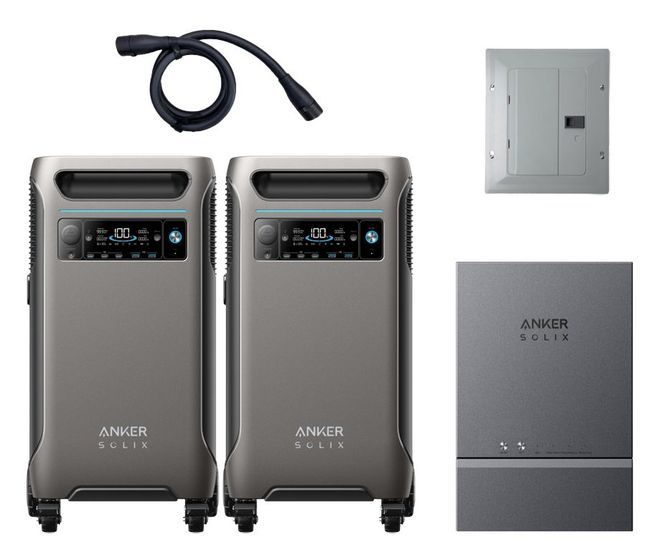2x Anker SOLIX F3800 Automatic Home Power Panel Kit
