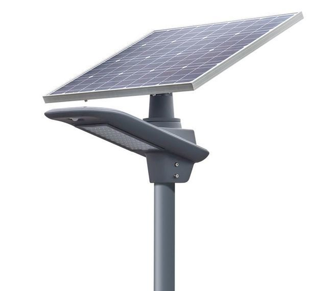 Earthtech Products LED Commercial 50 Watt Solar Street Light - 6500-7500 Lumen