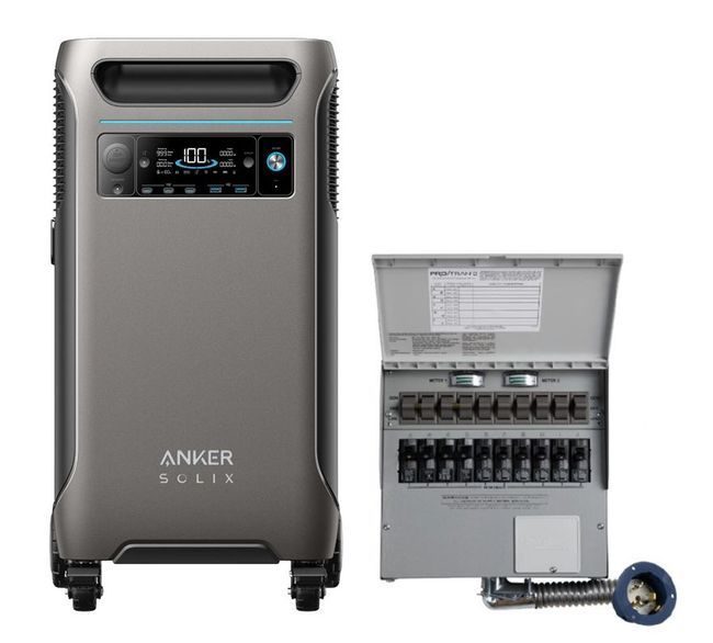 Anker SOLIX F3800 Portable Power Station and Home Backup Kit - 3840 Watt Hours