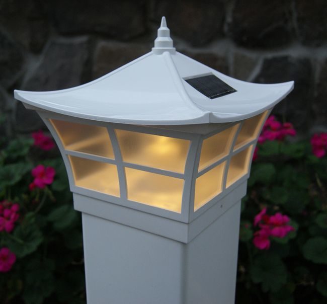 Classy Caps Ambience Solar Post Cap Light for 4x4 or 5x5 Posts