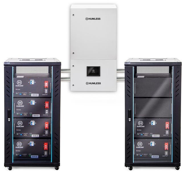 Humless Universal 30.85 Battery Backup System - Grid-Tied and Off-Grid Panel Compatibility