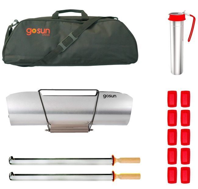GoSun Solar Stove Sport Pro Pack with Extra Cooking Dish, GoSun Brew and Carrying Case BONUS Kit