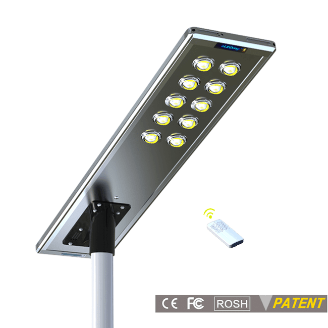 Earthtech Products 100 Watt LED Ultra High Powered Solar Street Light - 16,000 Lumens