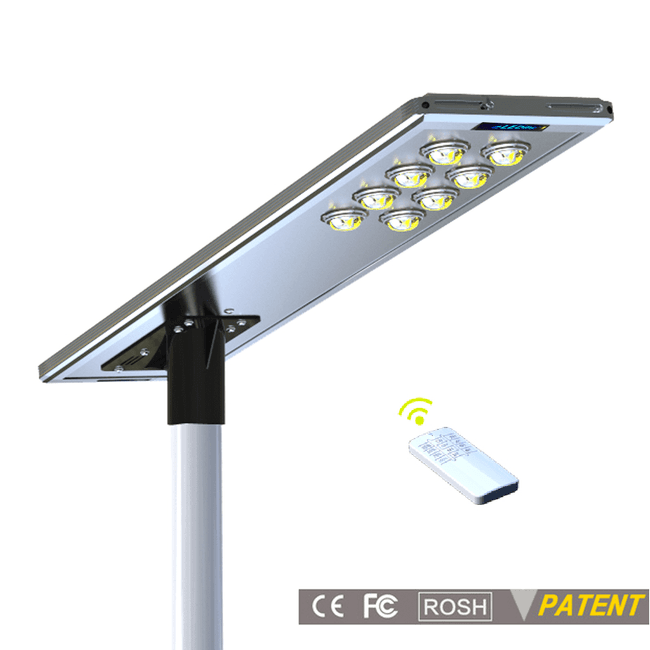 Earthtech Products 80 Watt LED Ultra High Powered Solar Street Light - 12,800 Lumens